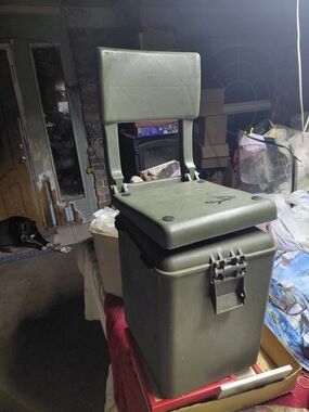 Wise Outdoors Super Sport Seat Bucket Seat Army Green